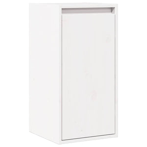 Weißer Wandschrank 30x30x60cm Kiefer Massivholz