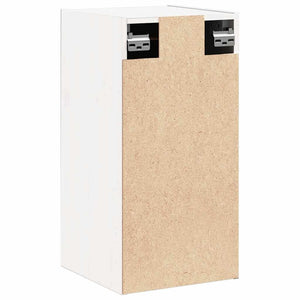 Weißer Wandschrank 30x30x60cm Kiefer Massivholz
