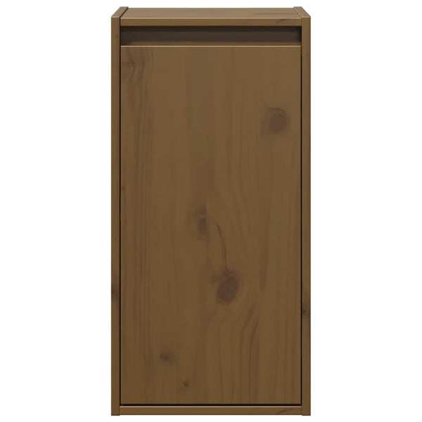 Wandschrank Honigbraun Kiefer Massivholz 30x60 cm