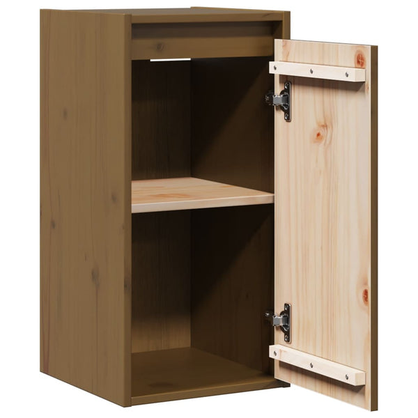 Wandschrank Honigbraun Kiefer Massivholz 30x60 cm