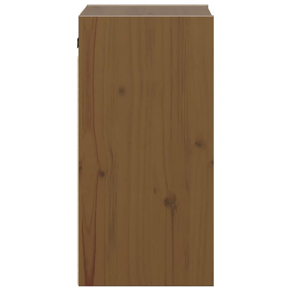 Wandschrank Honigbraun Kiefer Massivholz 30x60 cm