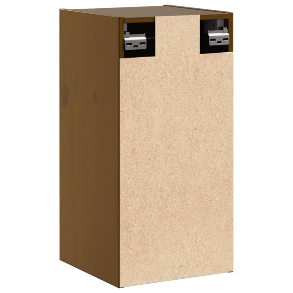 Wandschrank Honigbraun Kiefer Massivholz 30x60 cm