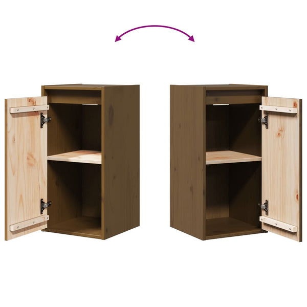 Wandschrank Honigbraun Kiefer Massivholz 30x60 cm