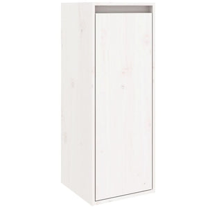 Weißer Wandschrank 30x30x80 cm Kiefer Massivholz