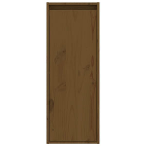 Wandschränke Kiefer Massivholz Honigbraun 30x80cm 2er Set