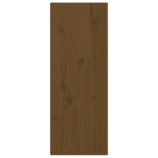 Wandschränke Kiefer Massivholz Honigbraun 30x80cm 2er Set