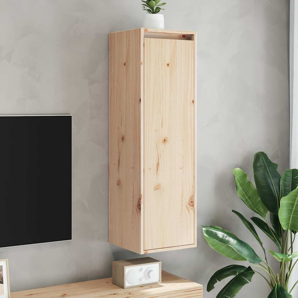 Massivholz Wandschrank Kiefer 30x30x100 cm