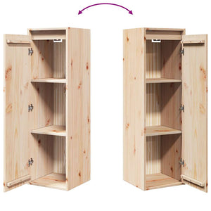Massivholz Wandschrank Kiefer 30x30x100 cm