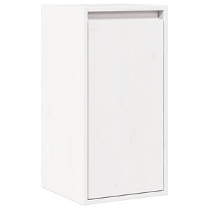 Weißer Wandschrank Kiefer Massivholz 30x30x100cm