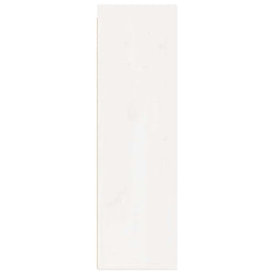 Weißer Wandschrank Kiefer Massivholz 30x30x100cm