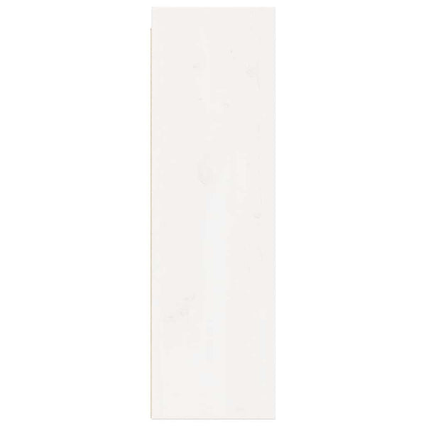 Weißer Wandschrank Kiefer Massivholz 30x30x100cm