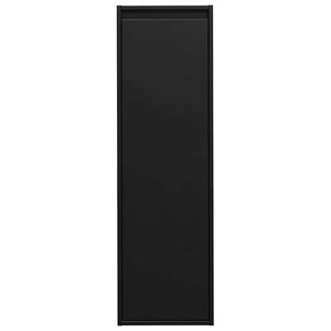Wandschränke 2er Set Schwarz 30x100cm Kiefer Massivholz