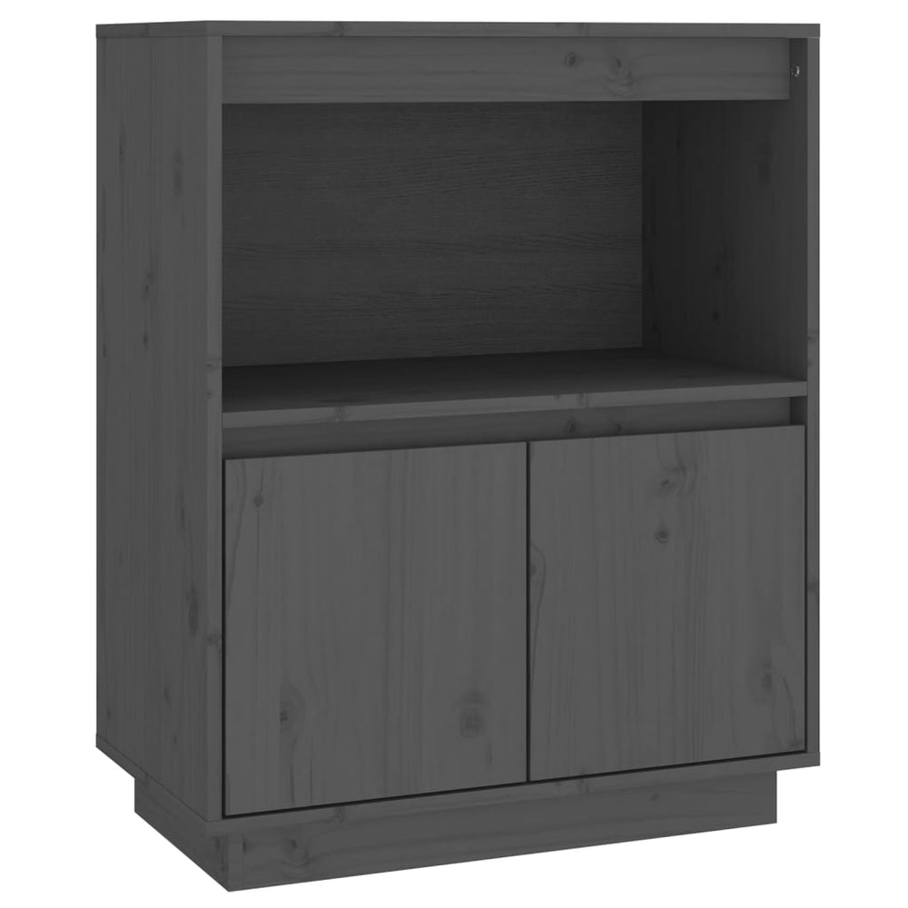 Graues Kiefer Sideboard 60x75 cm
