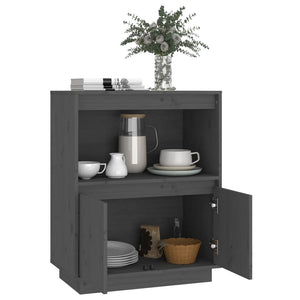 Graues Kiefer Sideboard 60x75 cm