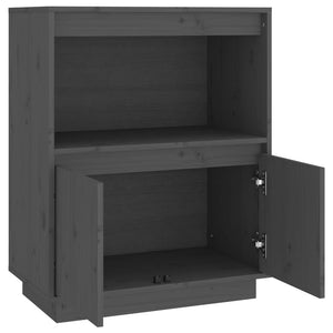 Graues Kiefer Sideboard 60x75 cm