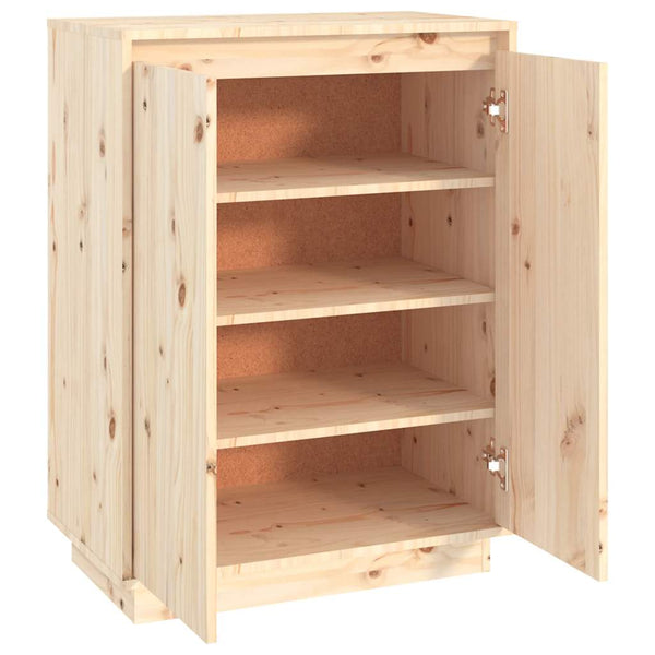 Massivholz Schuhschrank Kiefer 60x80 cm