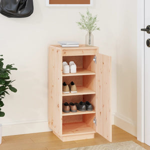Massivholz Schuhschrank Kiefer 35x35x80cm
