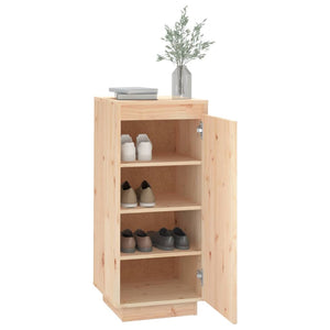 Massivholz Schuhschrank Kiefer 35x35x80cm