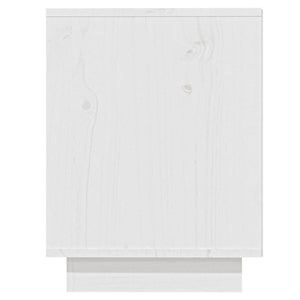 Weißes Schuhregal Kiefer Massivholz 110cm