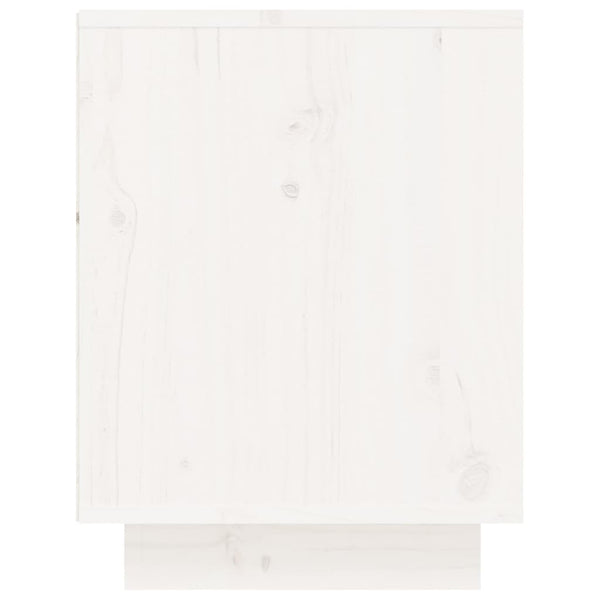 Weißer Schuhschrank Kiefer Massivholz 60 cm