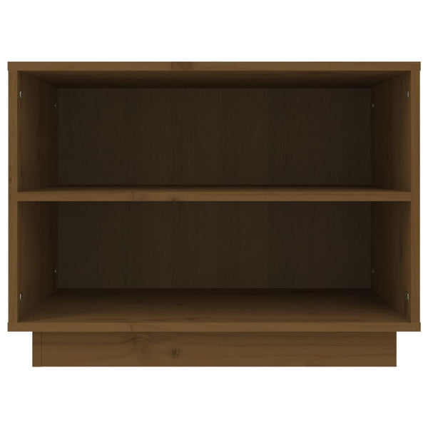 Honigbrauner Schuhschrank Kiefer Massivholz 60cm