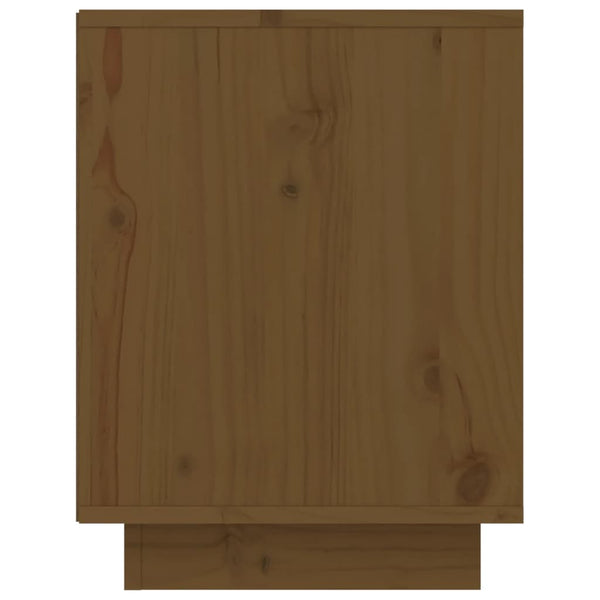Honigbrauner Schuhschrank Kiefer Massivholz 60cm