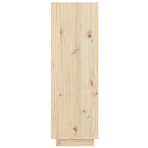 Massivholz Schuhregal Kiefer, 60x34x105 cm