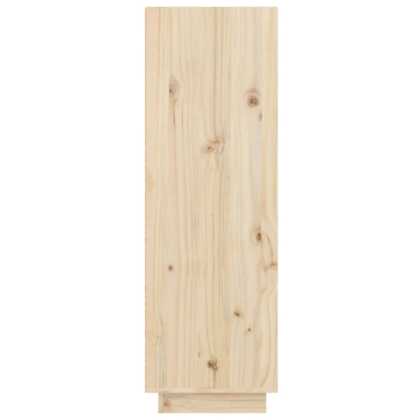 Massivholz Schuhregal Kiefer, 60x34x105 cm