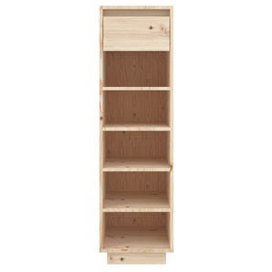 Massivholz Schuhregal Kiefer, 105 cm