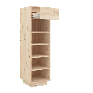 Massivholz Schuhregal Kiefer, 105 cm