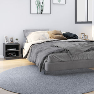 Nachttische 2er Set Grau Kiefer Massivholz