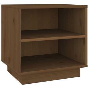 Nachttisch Honigbraun Kiefer Massivholz 40 cm