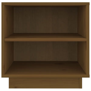 Nachttisch Honigbraun Kiefer Massivholz 40 cm