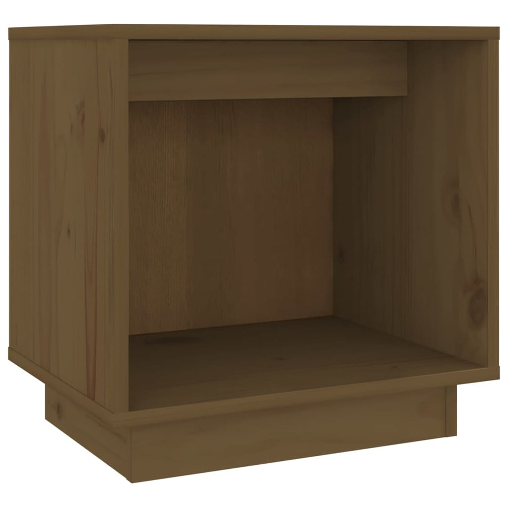 vidaXL Bedside Cabinet Honey Brown 40x30x40 cm Solid Pine Wood