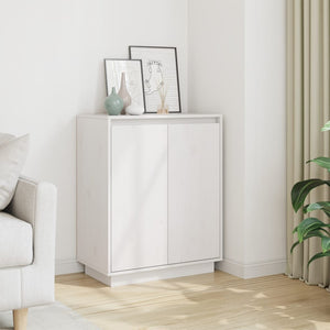 Weißes Kiefer Sideboard, 60 cm