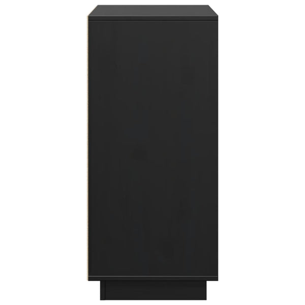 Schwarzes Kiefer Sideboard 60 cm