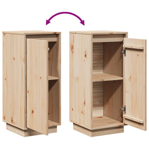 Sideboards Kiefer Massivholz 31,5x34x75cm, 2er Set