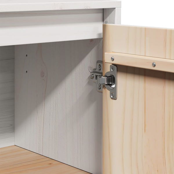 Weiße Kiefer Sideboards, 2er Set