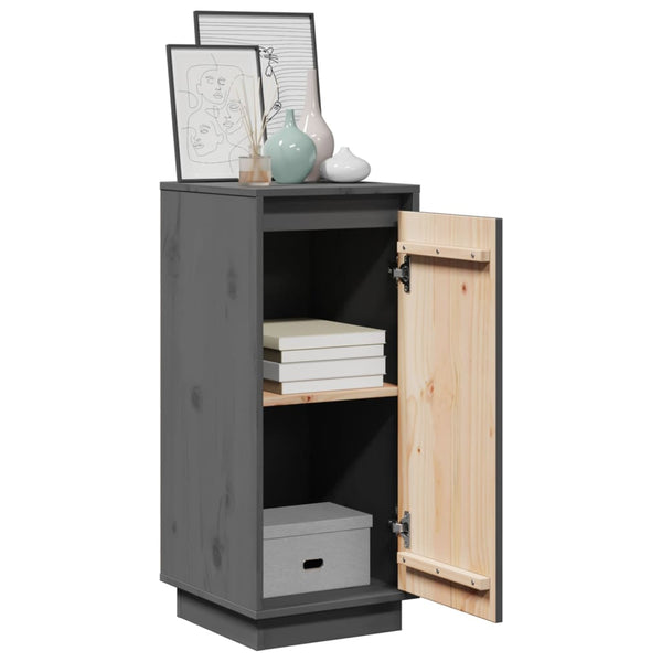 Graue Kiefer Sideboards, 2er-Set