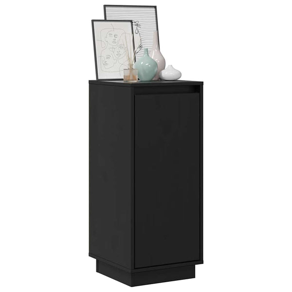 Schwarze Kiefer Sideboards, 2er-Set