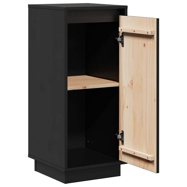 Schwarze Kiefer Sideboards, 2er-Set