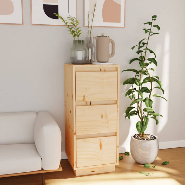 Massivholz Sideboard Kiefer, 32x34x75 cm
