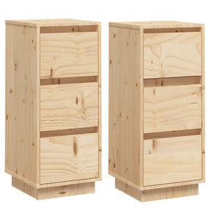 Massivholz Kiefer Sideboards 2er Set
