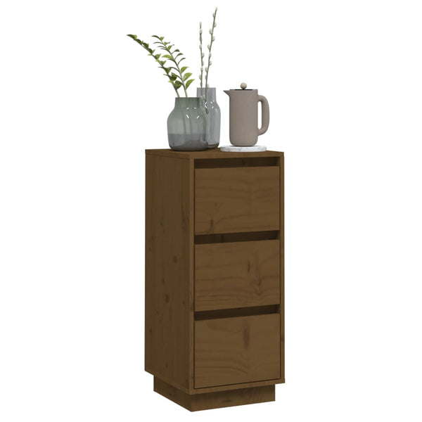 Honigbraunes Kiefer Sideboard 32x34x75cm