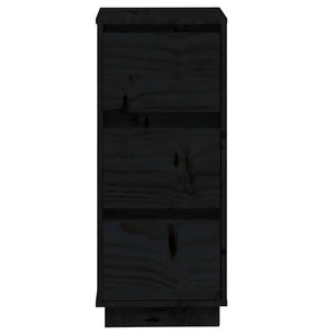 Schwarze Kiefer Sideboards, 2er-Set