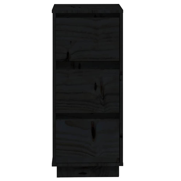 Schwarze Kiefer Sideboards, 2er-Set