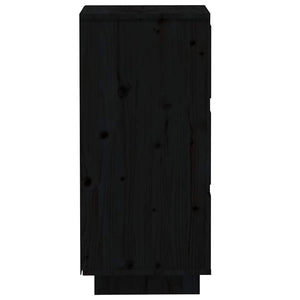 Schwarze Kiefer Sideboards, 2er-Set