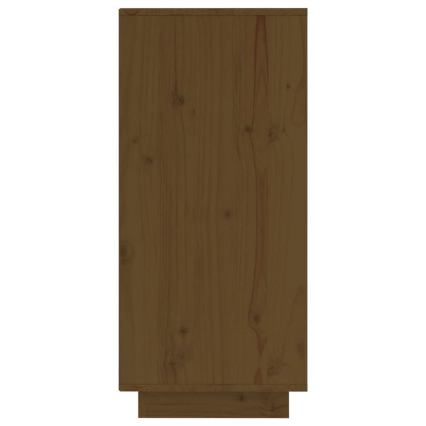 Honigbraunes Kiefer Massivholz Sideboard 60cm