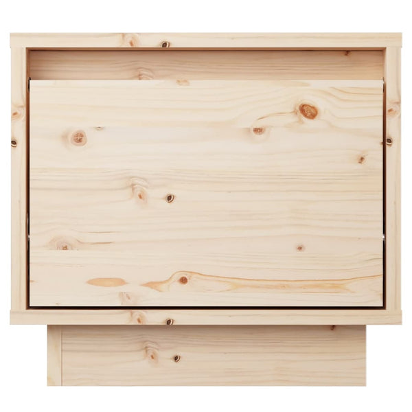 Nachttische Kiefer Massivholz, 2er-Set