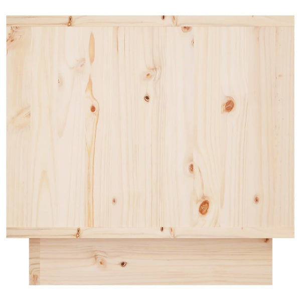 Nachttische Kiefer Massivholz, 2er-Set
